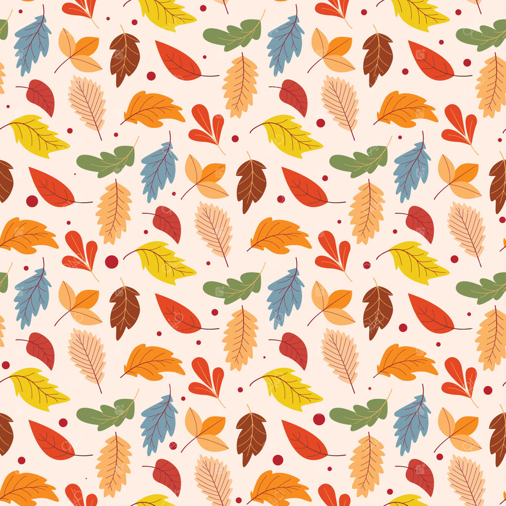 الگوهای زنده برگ‌های پاییزی برای پروژه‌های مختلف - وکتور حرفه‌ای