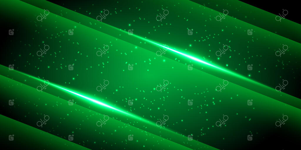 پس‌زمینه‌ انتزاعی سبز درخشان