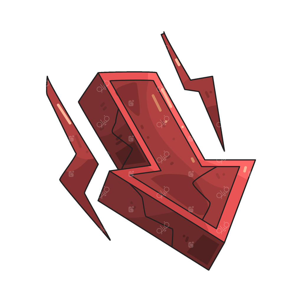 تصویر پیکان رو به پایین