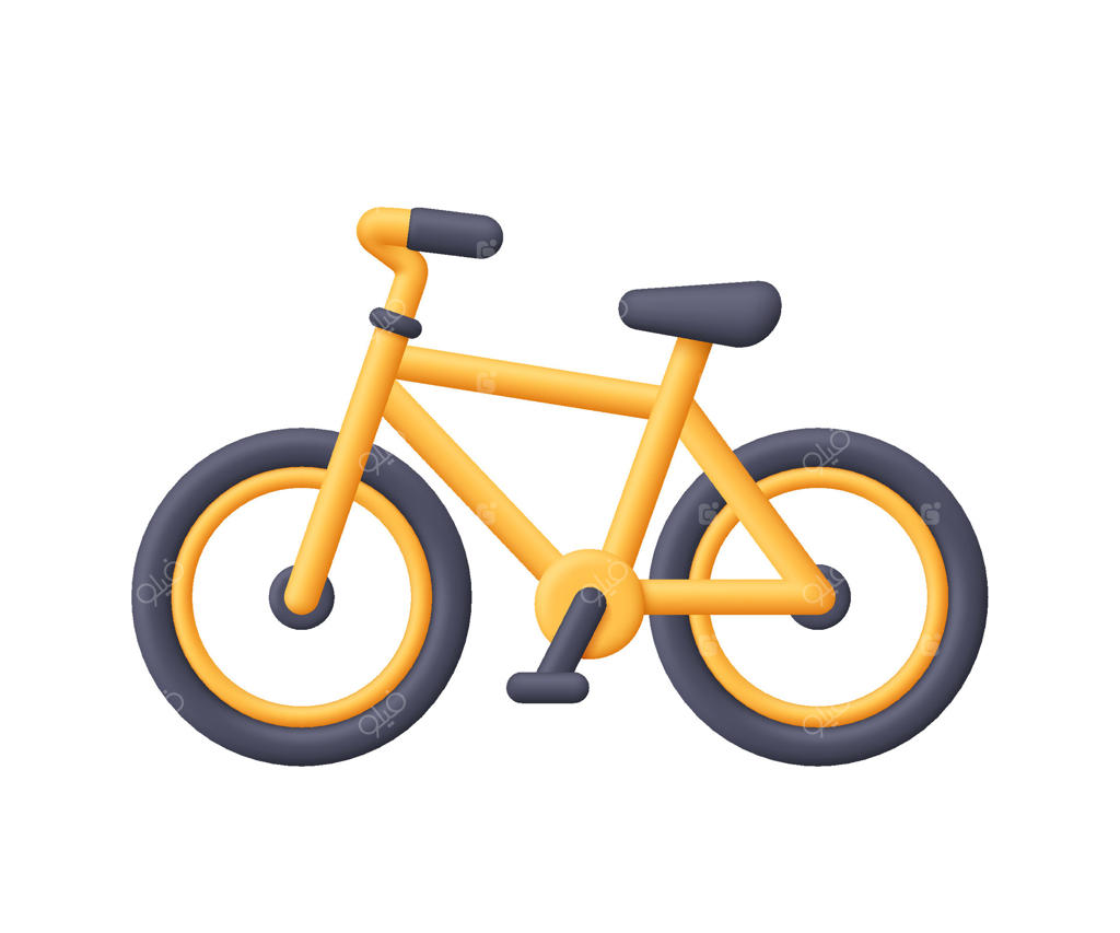 دوچرخه زرد پرانرژی