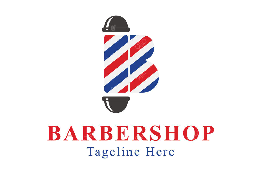 لوگوی آرایشگاه: طراحی انتزاعی حرف B با چراغ آرایشگری. کانسپت لوگو با حروف ابتدایی. لوگویی خلاقانه و حرفه‌ای. طراحی ساده و قابل ویرایش.