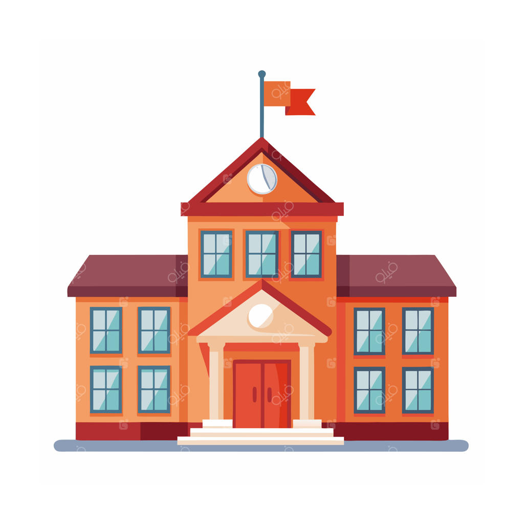 تصویرسازی وکتور آیکون وسایل و مواد آموزشی