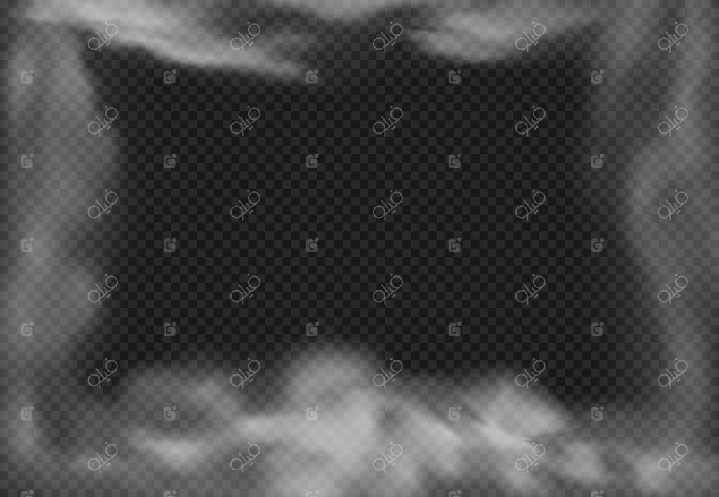 قاب ابری، مه دودی، افکت دود و ابرهای مه واقعی به صورت ایزوله