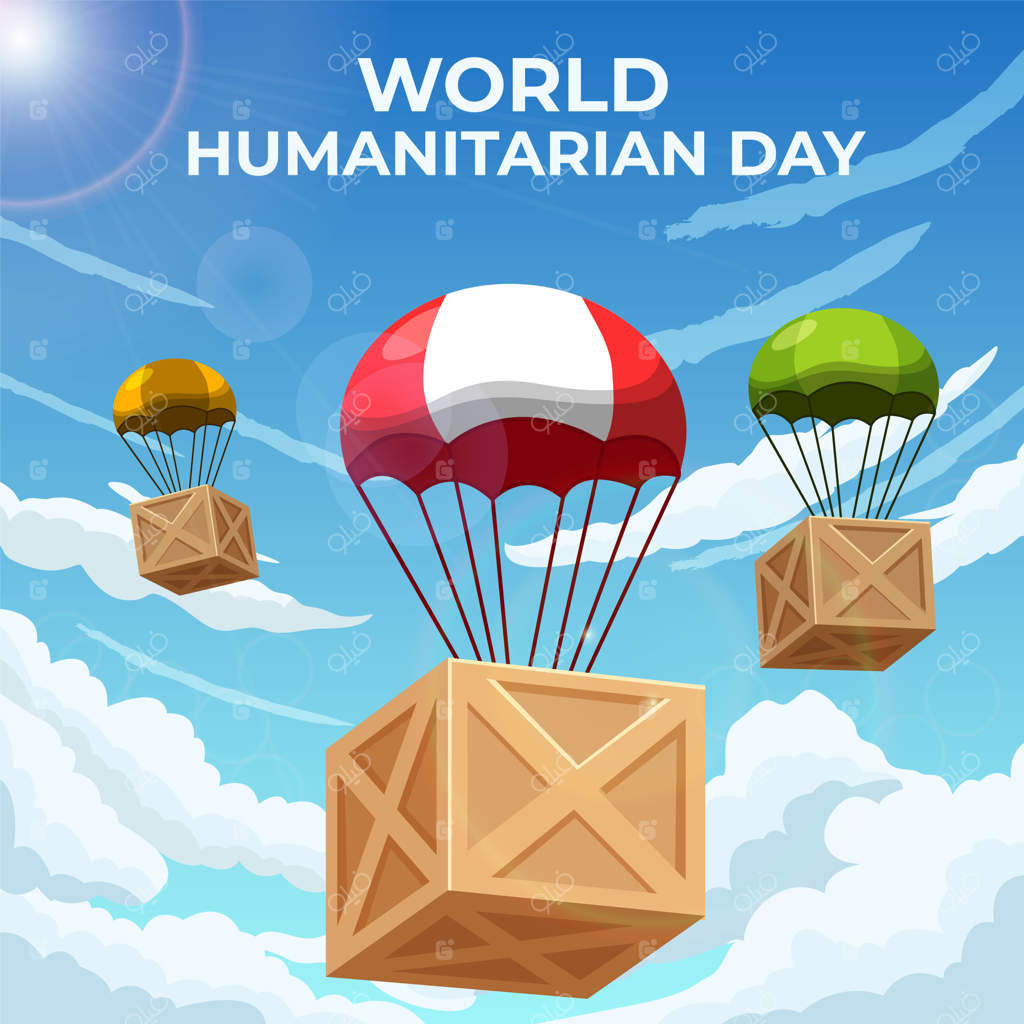 روز جهانی بشردوستی با جعبه چوبی