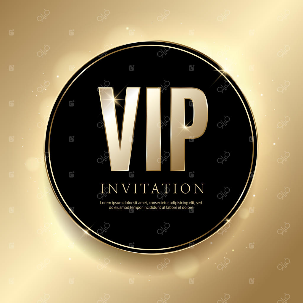 پس‌زمینه دعوت‌نامه‌ها و کوپن‌های لوکس و VIP