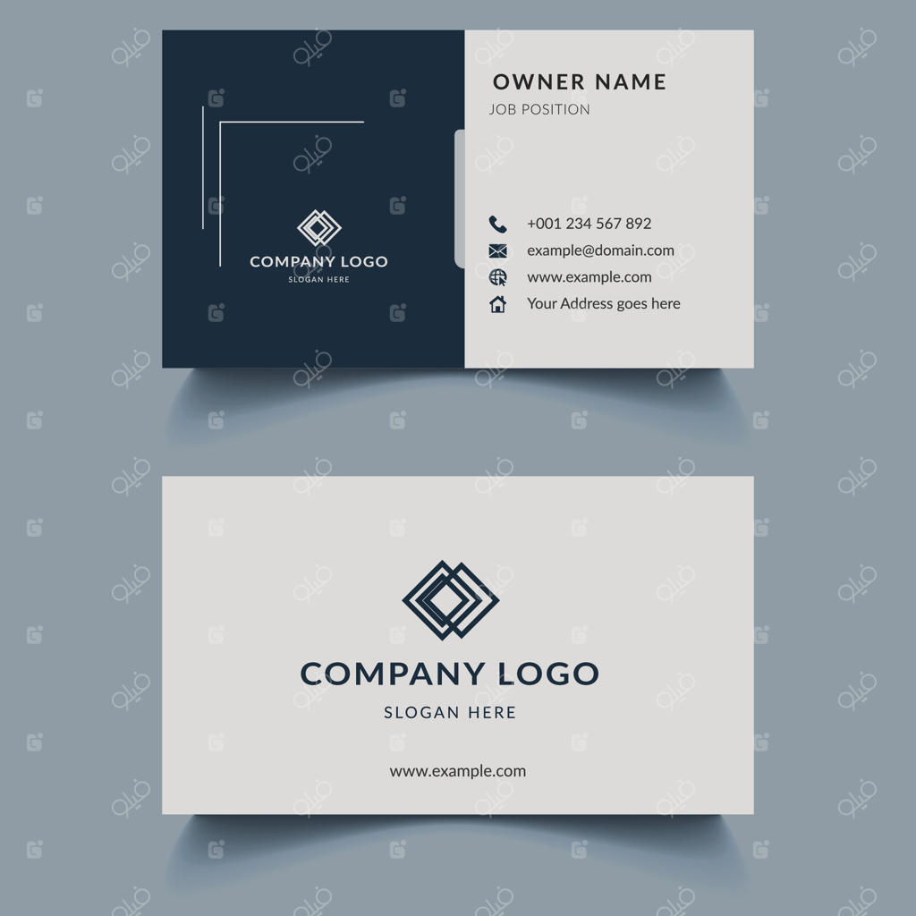 کارت ویزیت، کارت‌های شخصی و شرکتی، الگوی خلاقانه کارت ویزیت