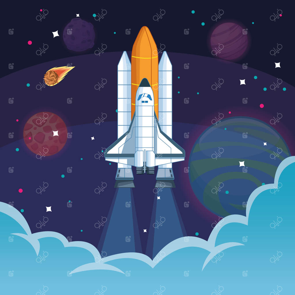 سفینه فضایی در کهکشان راه شیری