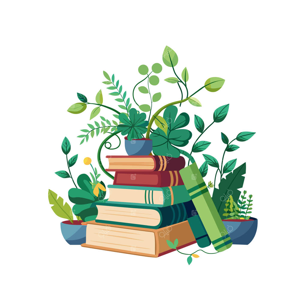 مفهوم تصویرسازی وکتور از دسته‌ای کتاب‌ها