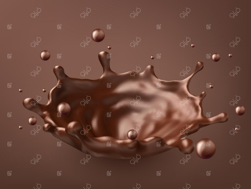 پاشش شکلات مایع، شکلات شیرین و خوشمزه