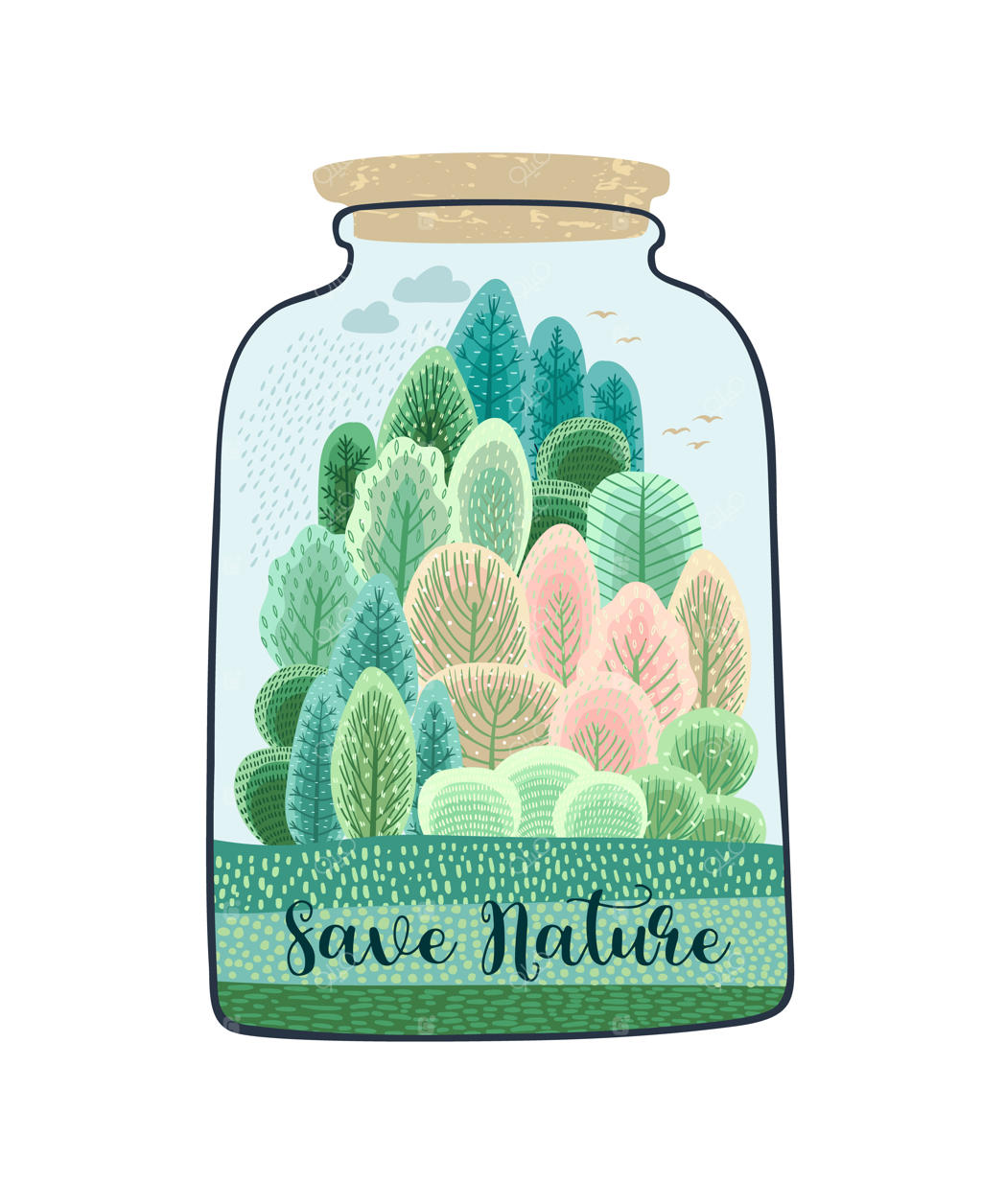 تصویرسازی وکتور برای روز زمین و محیط زیست: طراحی کارت، پوستر، بنر و کاربردهای دیگر