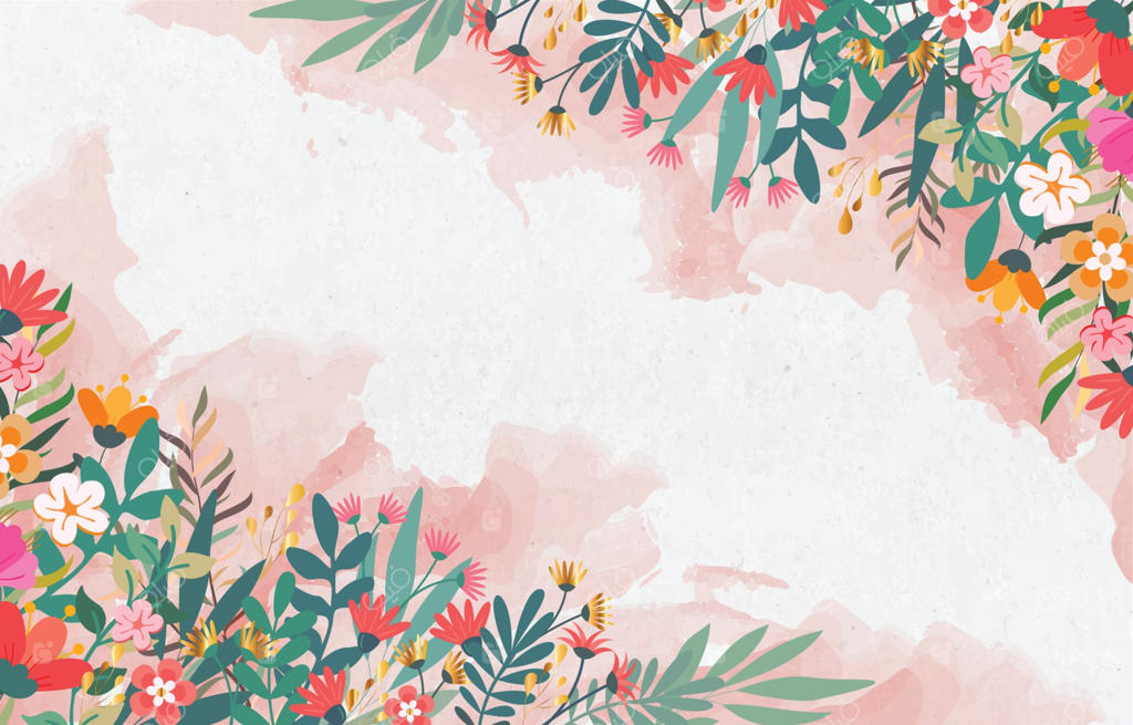 قالب زیبای پس‌زمینه بهاری