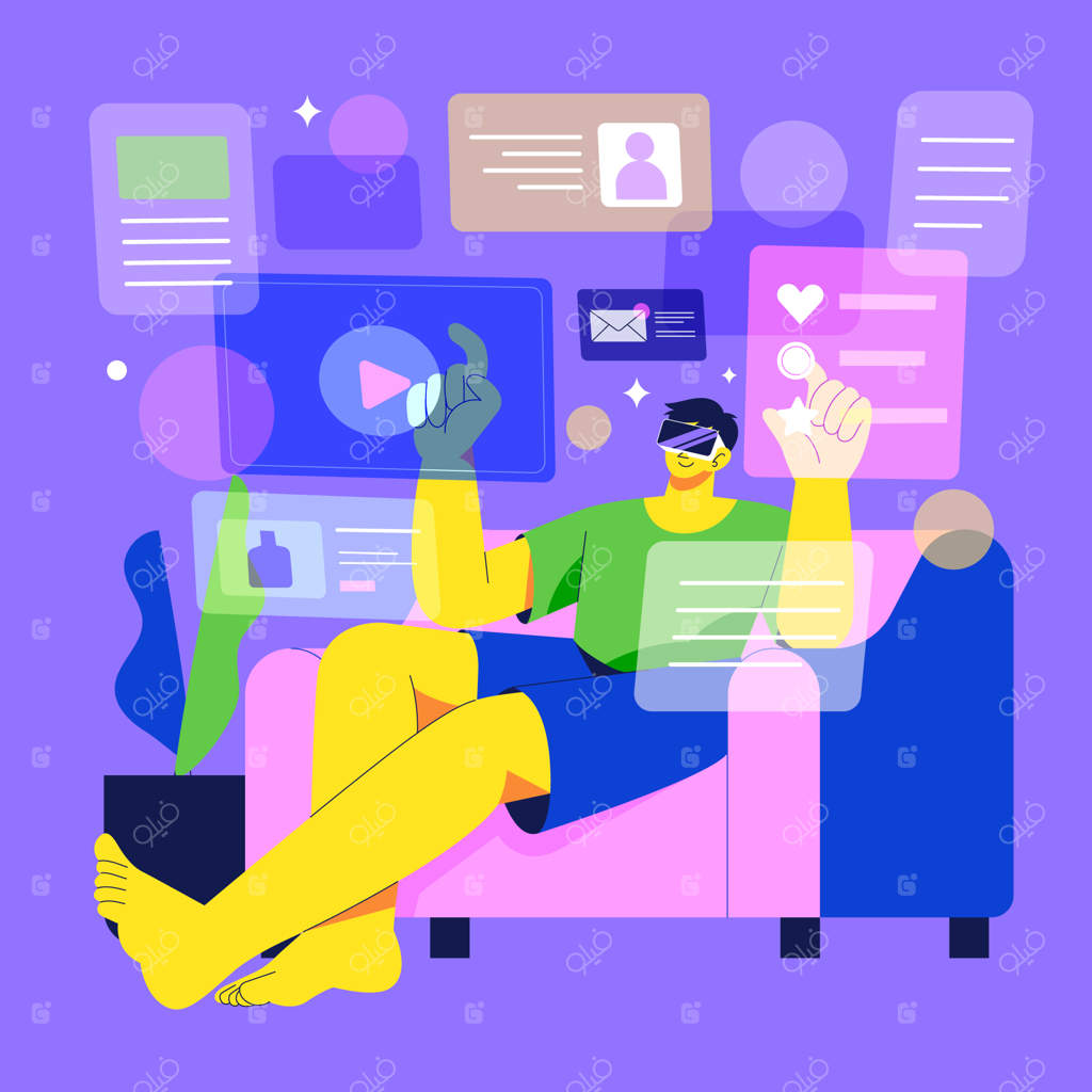 تصویرسازی شیب‌دار AR و VR