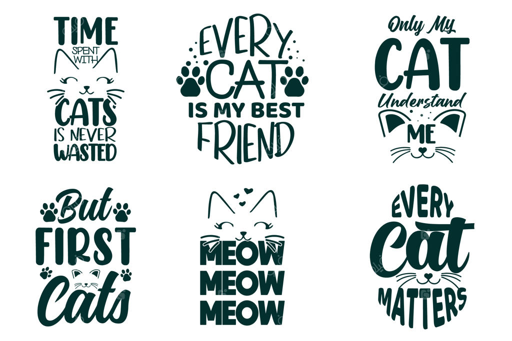 مجموعه لترینگ جملات طنز گربه برای چاپ