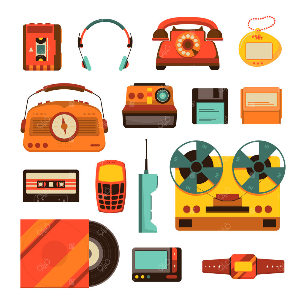 مجموعه آیکون‌های نوستالژی