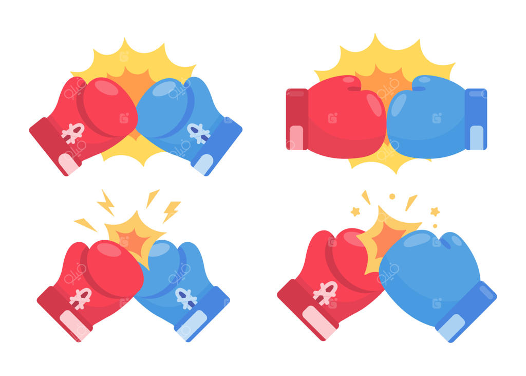 دستکش بوکس. مسابقات ورزش‌های رزمی.