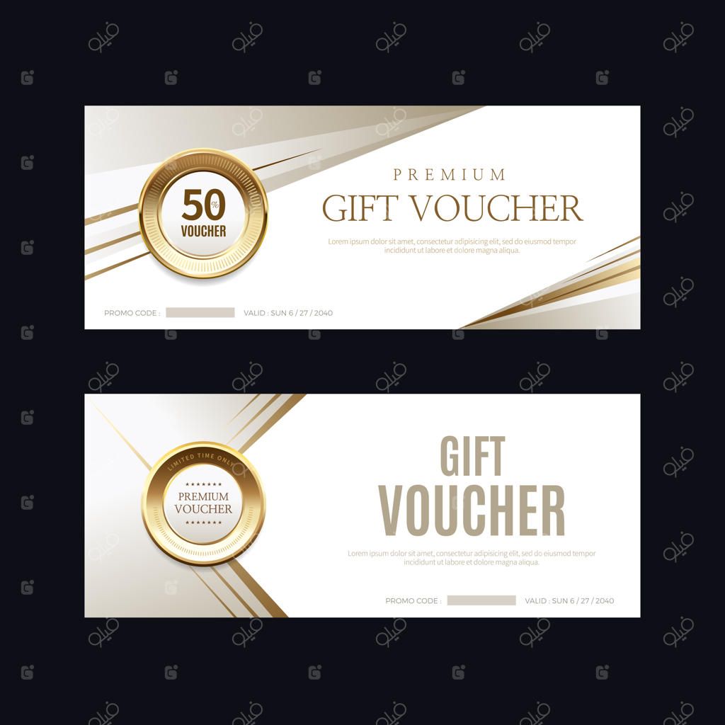 زمینه‌های دعوت‌نامه و کوپن ویژه و لوکس