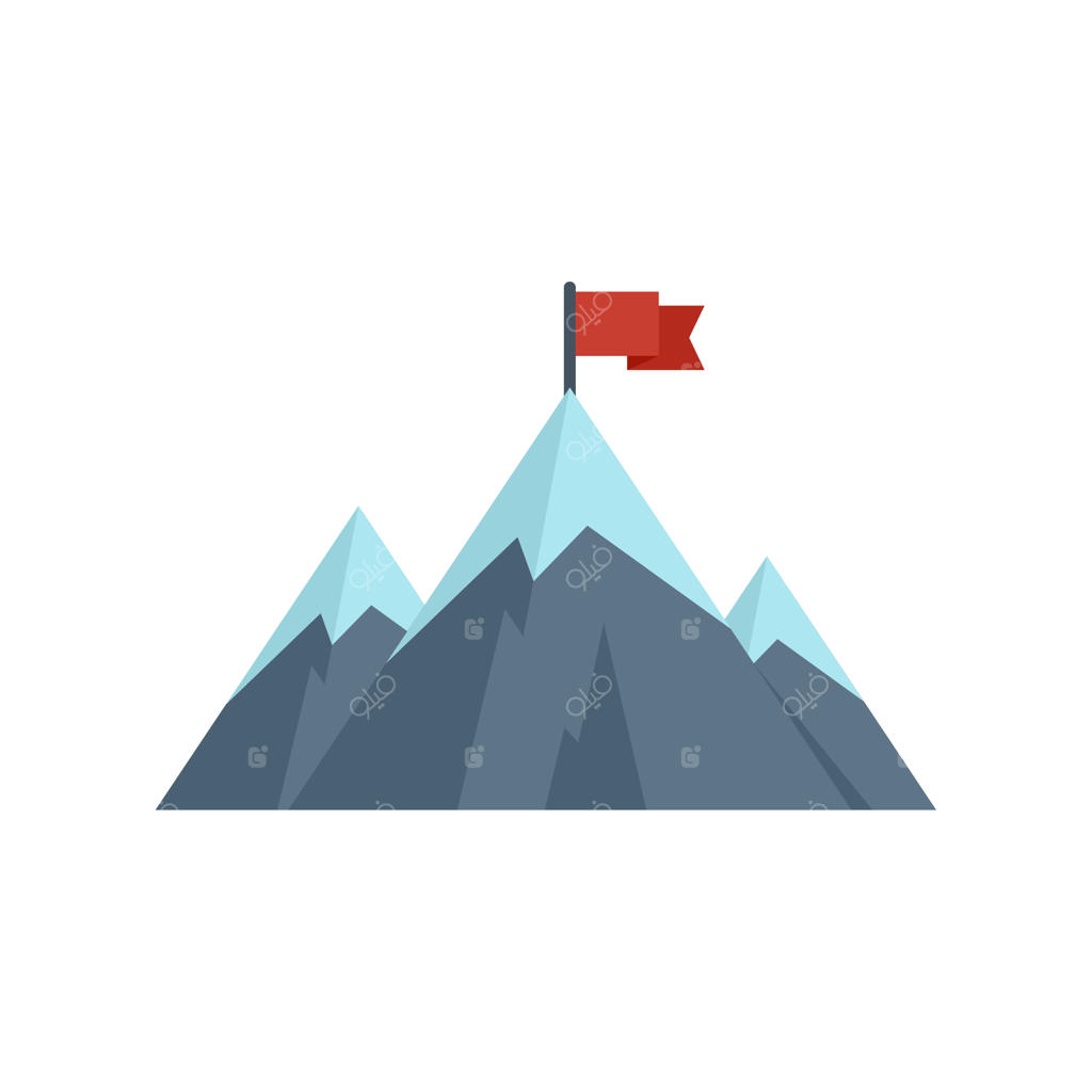 صعود به قله و اهتزاز پرچم سرخ در باد
