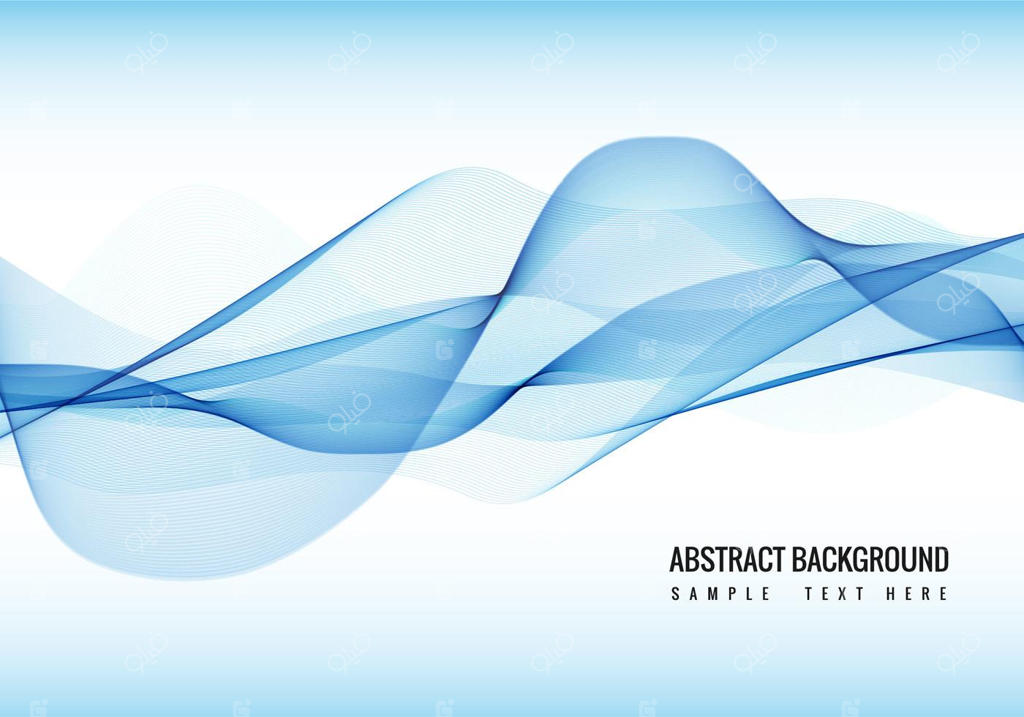 پس‌زمینه موج آبی وکتور