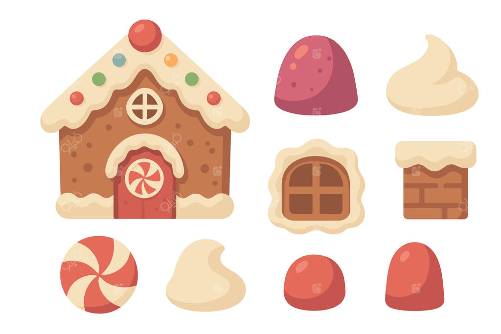 المان‌های خلاقانه طراحی خانه زنجبیلی برای ساخت کاردستی‌های تعطیلات