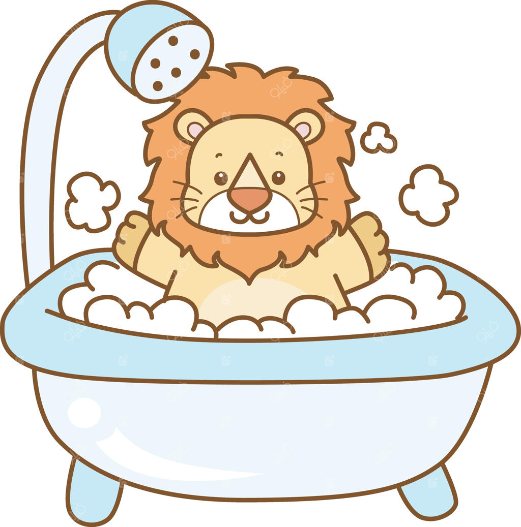 بچه شیر با قلب قرمز؛ نماد زیبا و بامزه شیر. طرح‌های زندگی شیر نرم و ناز.