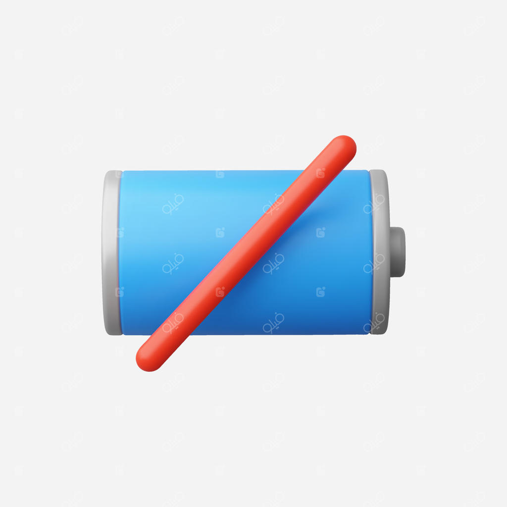 تصویرسازی باتری رنگارنگ