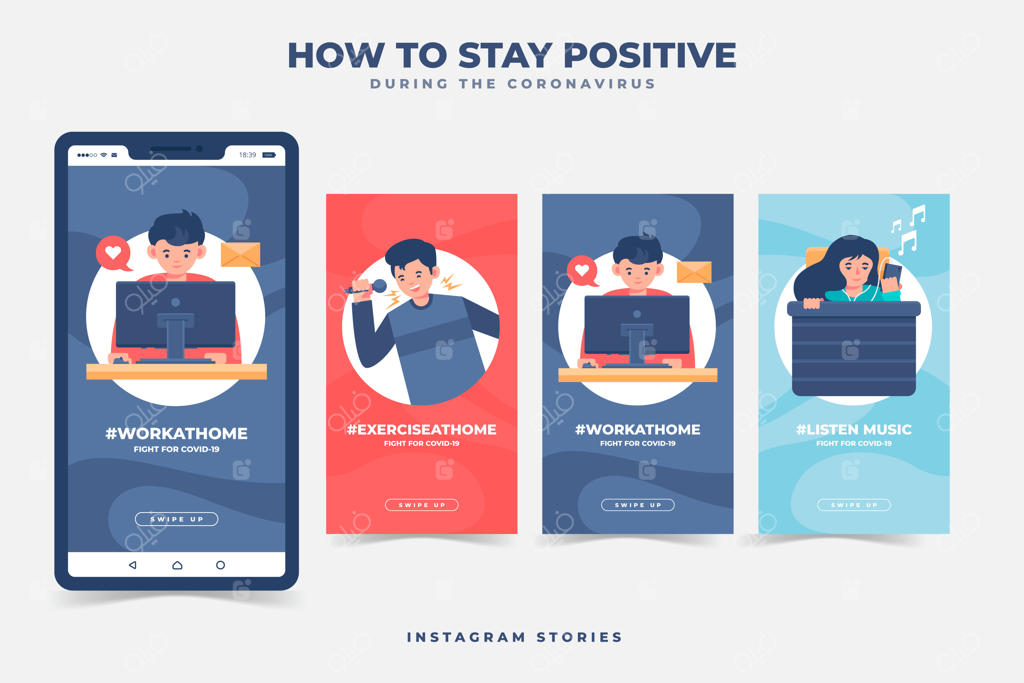 چگونه در دوران کرونا، استوری‌های اینستاگرام خود را با انرژی مثبت نگه داریم؟