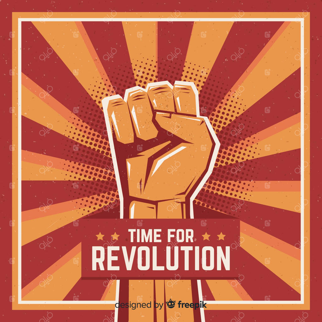 مشت برافراشته برای انقلاب