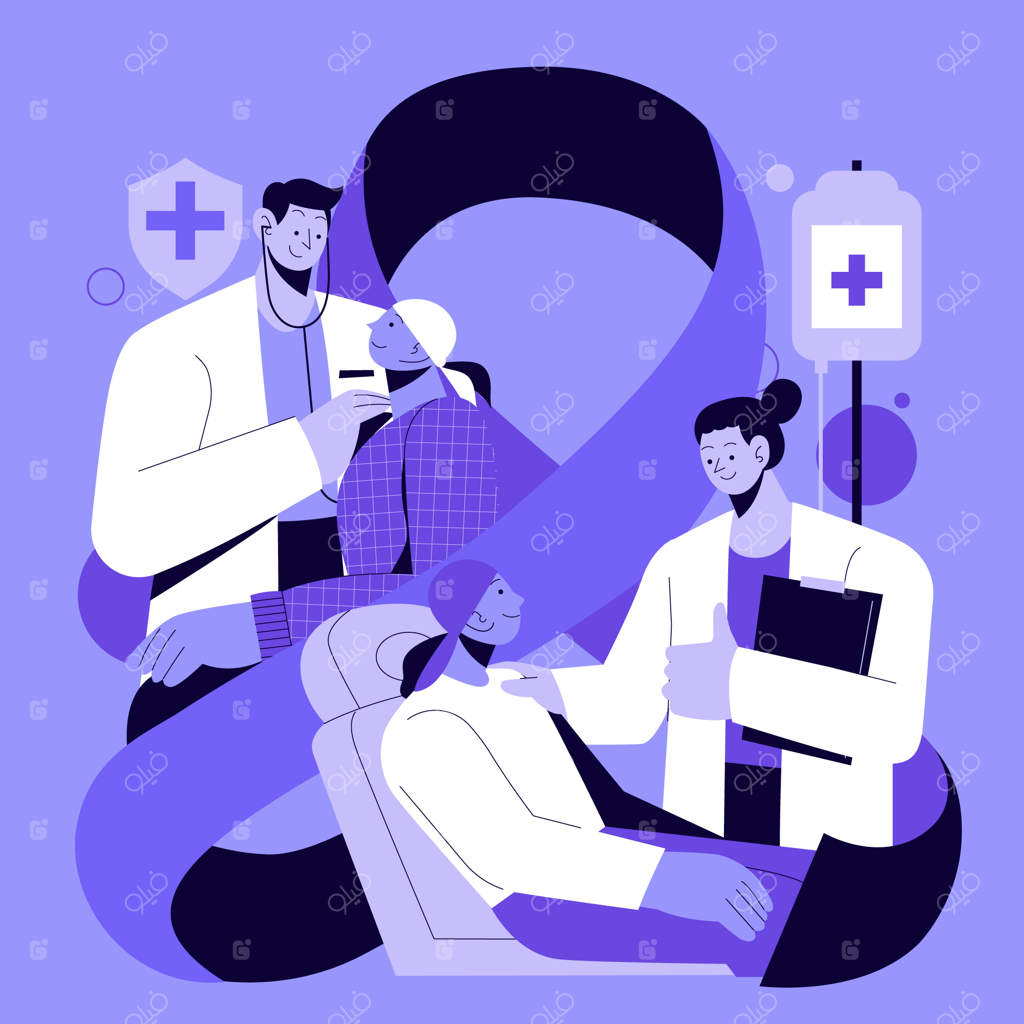 تصویرسازی روز جهانی مبارزه با سرطان