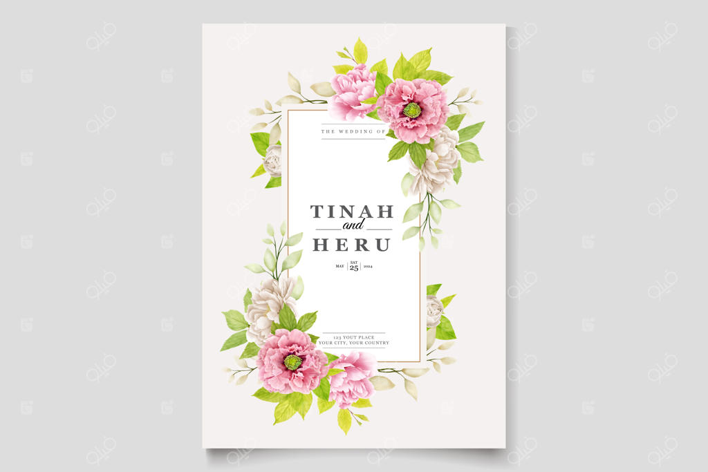 طراحی پس‌زمینه با حاشیه و قاب گل‌های زیبای صدتومانی