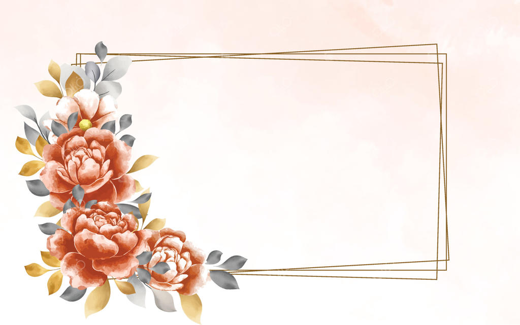 قاب گلدار شیک برای کارت‌های تبریک و دعوتنامه - وکتور حرفه‌ای
