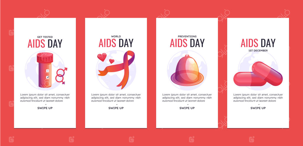 مجموعه استوری‌های اینستاگرام روز جهانی ایدز