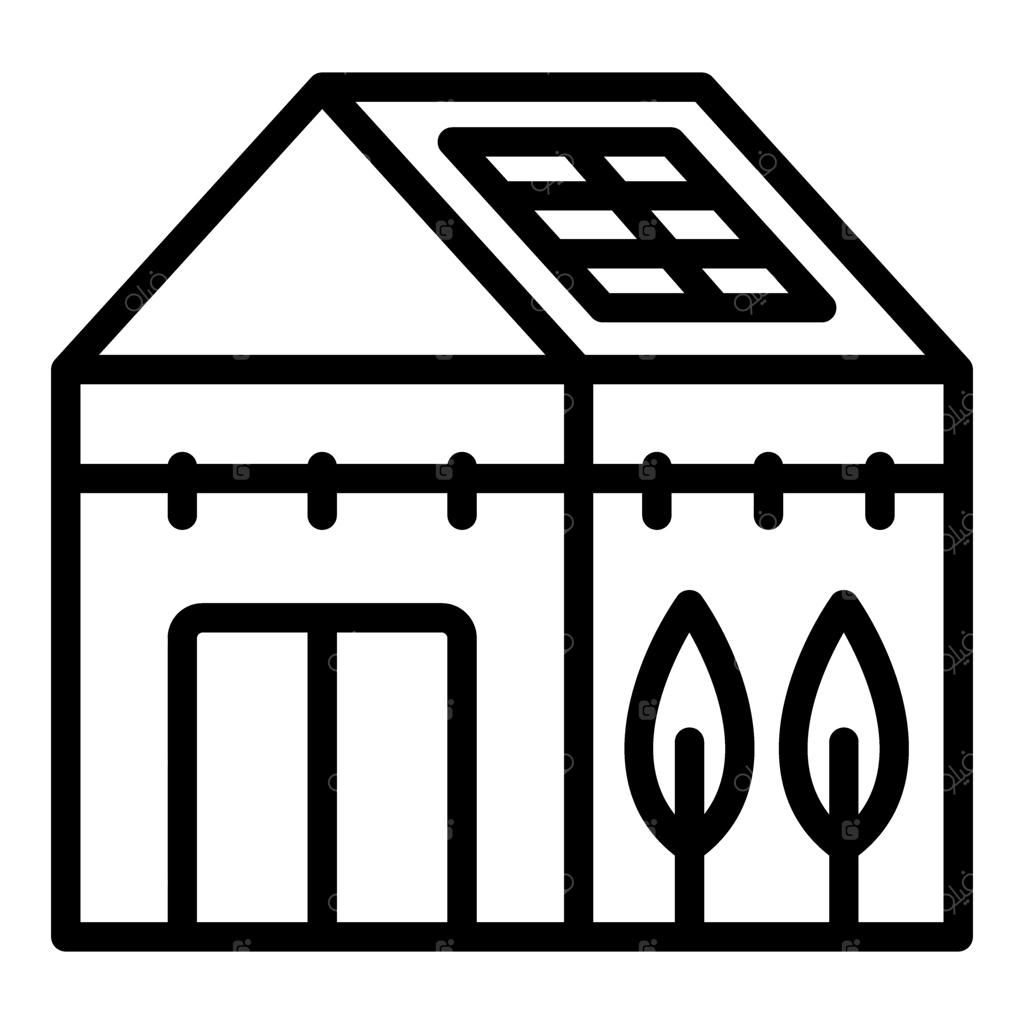 خانه سازگار با محیط زیست با پنل‌های خورشیدی تولیدکننده انرژی سبز