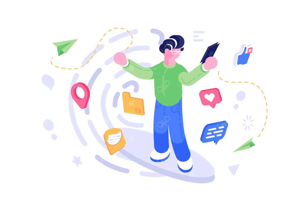 تصویرسازی ارتباطات تلفن همراه در شبکه‌های اجتماعی