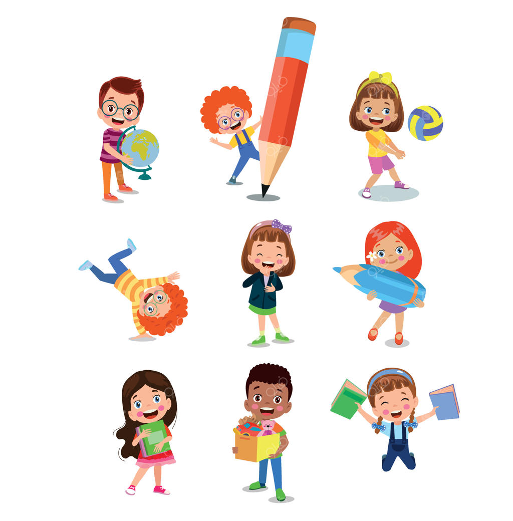 تصویری از دانش‌آموزان در حالت‌های مختلف