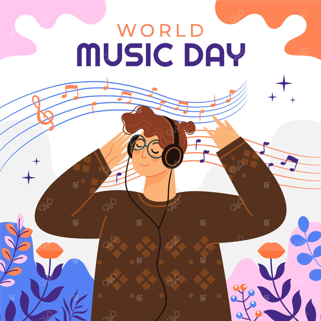تصویر رنگین برای جشن روز جهانی موسیقی