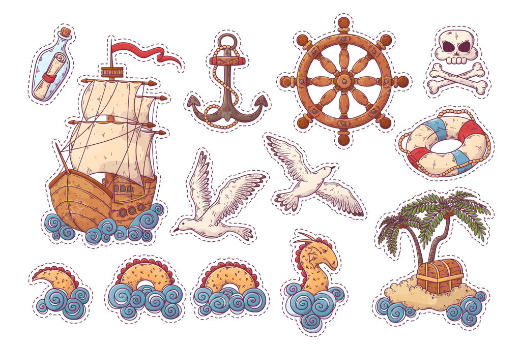 عناصر لازم برای نقشه جهان قدیمی