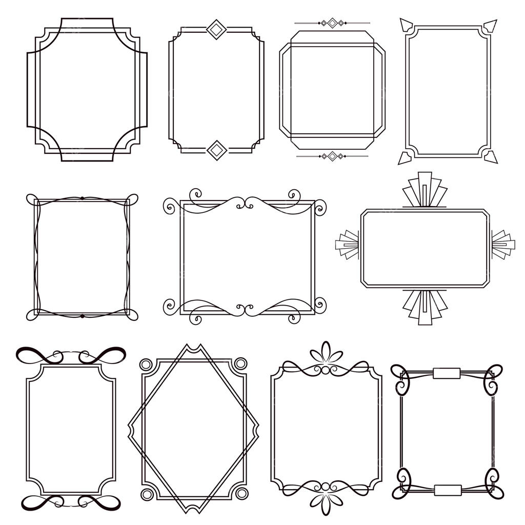 مجموعه قاب‌های زینتی خطاطی شیک