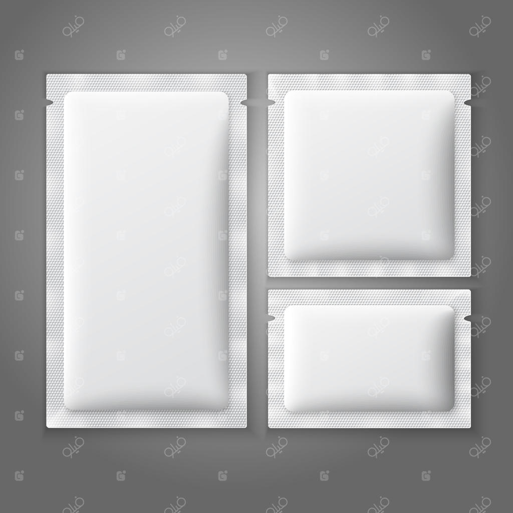 بسته‌های پلاستیکی سفید برای قهوه، شکر، نمک، ادویه‌جات، دارو، کاندوم و مواد مخدر.