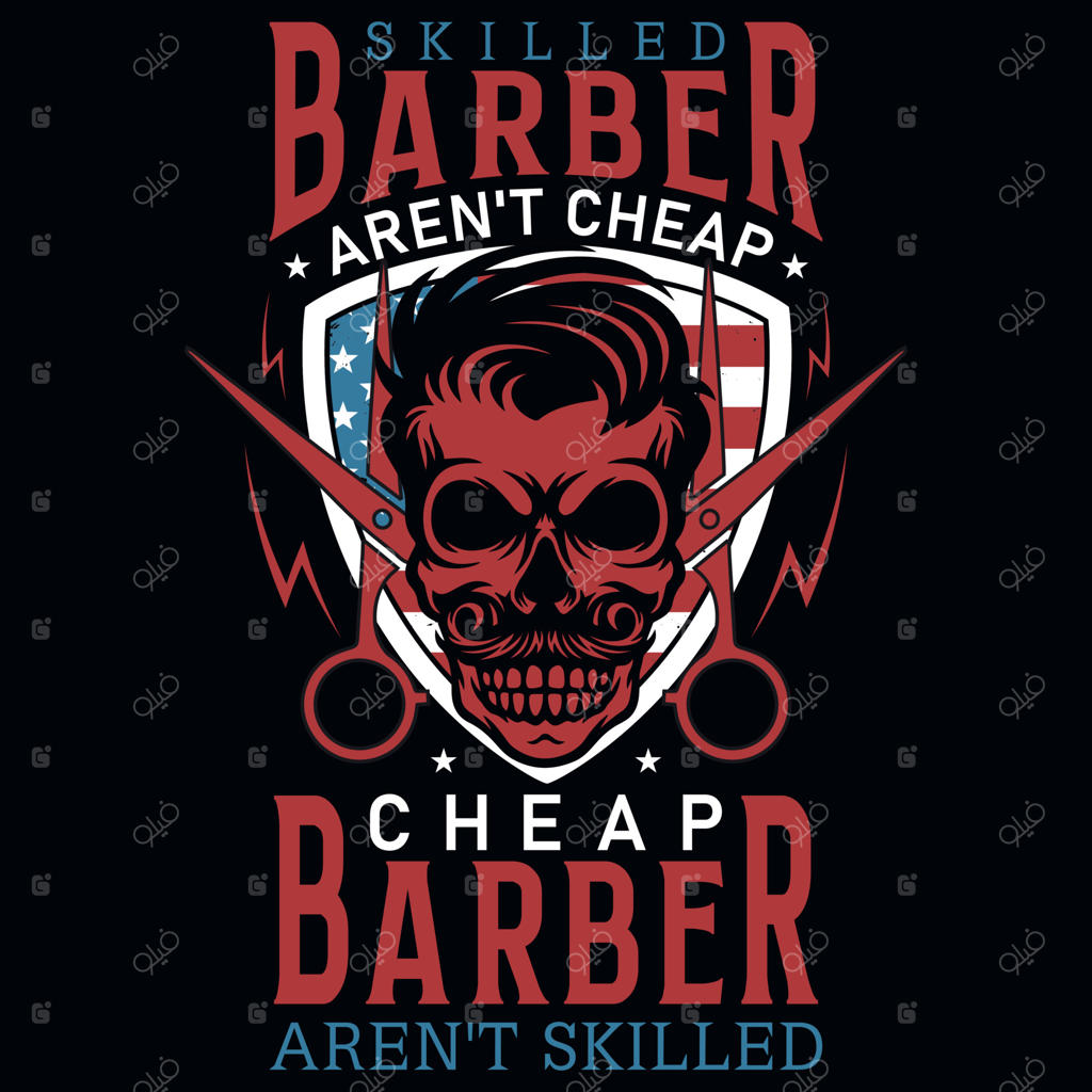 طراحی تی‌شرت با طرح‌های گرافیکی آرایشگری