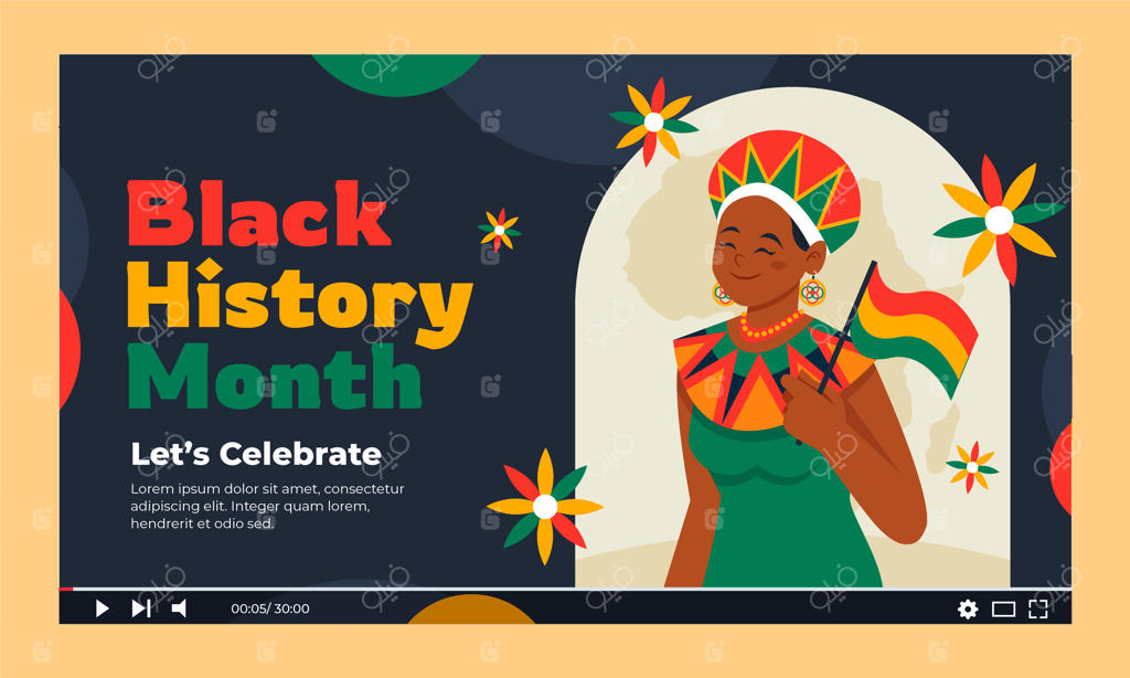 تصویر بندانگشتی یوتیوب برای جشن ماه تاریخ سیاه‌پوستان