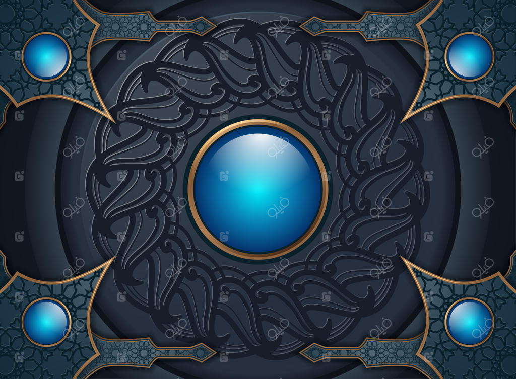 پس‌زمینه انتزاعی سه بعدی، قالب جلد یا پوستر