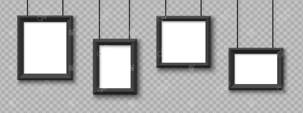 قاب‌های خالی و معلق: تصاویر و قاب عکس‌ها با پس‌زمینه شفاف