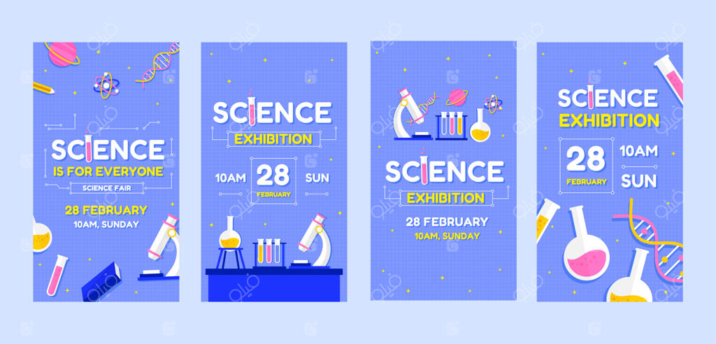 طرح قالب علمی