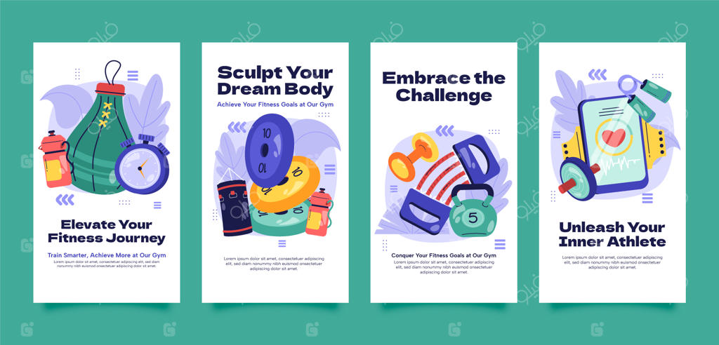 قالب استوری اینستاگرام برای باشگاه ورزشی