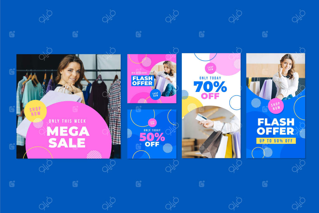 مجموعه‌ای از پست‌ها و داستان‌های شبکه‌های اجتماعی