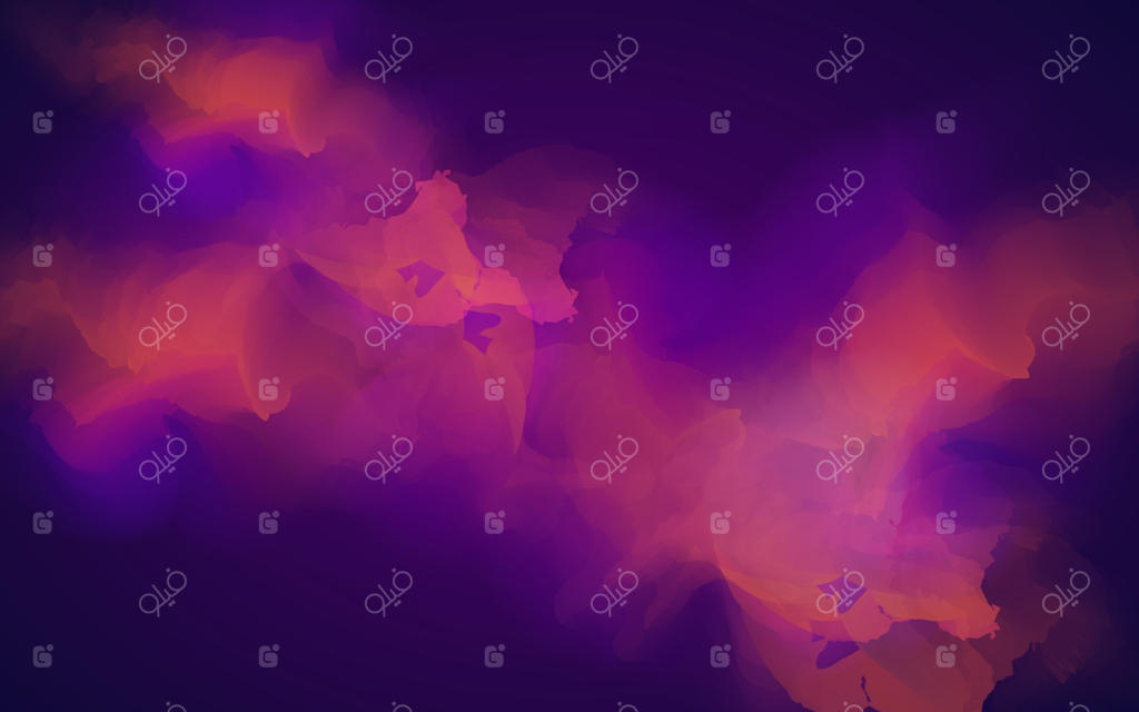 زمینه‌ی انتزاعی با دود قرمز و پرجنب‌وجوش