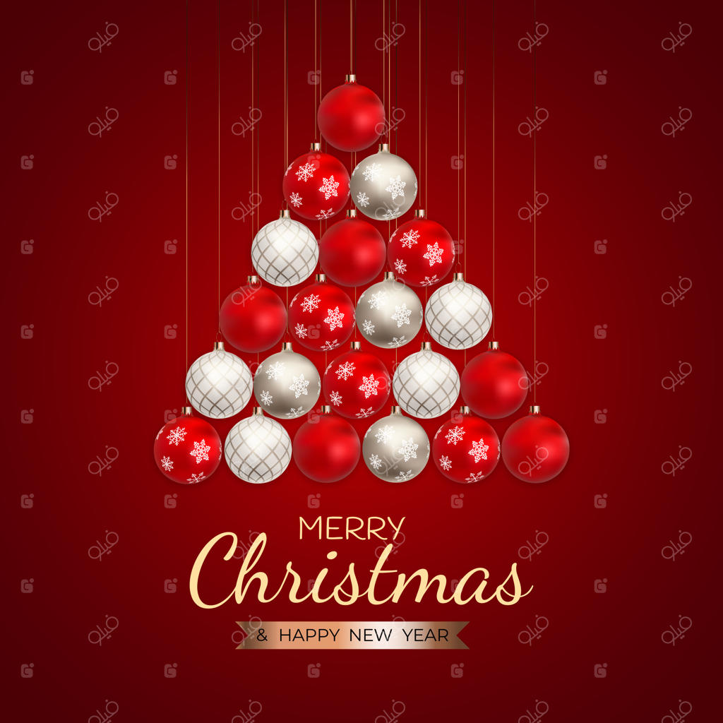 زمینه قالب کریسمس مبارک و تعطیلات سال نو.