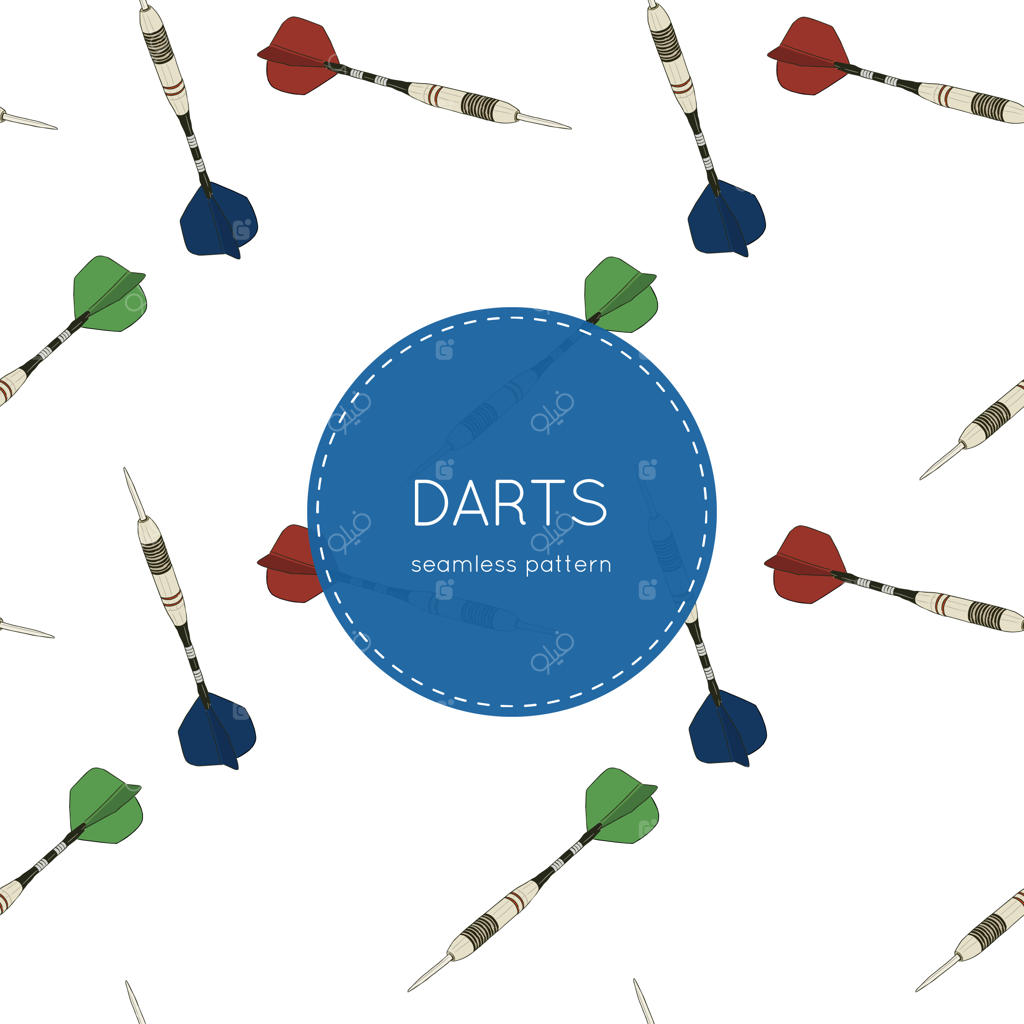دارت‌ها، پترن پیوسته و هماهنگ.