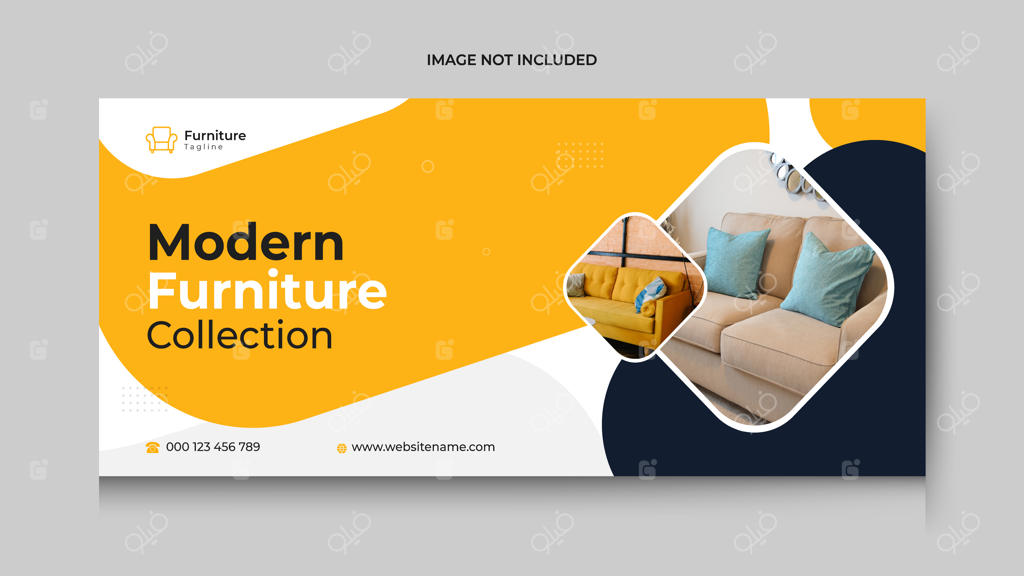 قالب حرفه‌ای و شرکتی کاور فیس‌بوک و بنر وب دیجیتال مارکتینگ