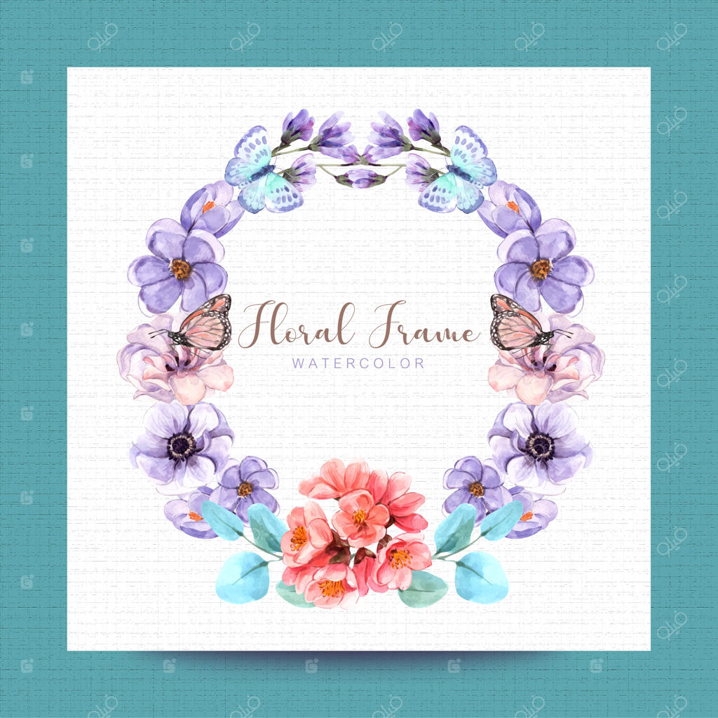 طراحی گل‌ها با آبرنگ: تصویرسازی و پس‌زمینه